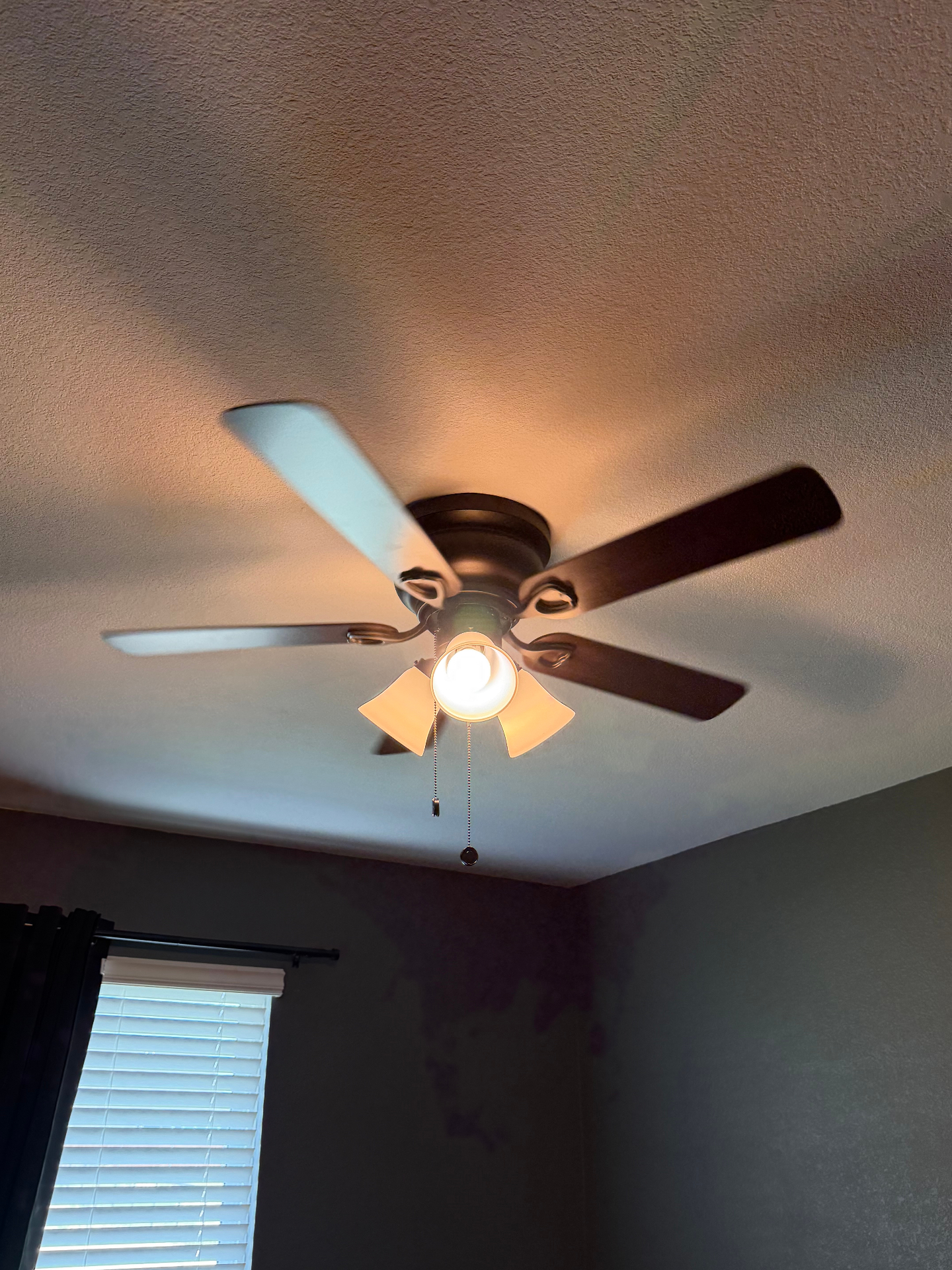 Ceiling fan installed in Fort Worth bedroom